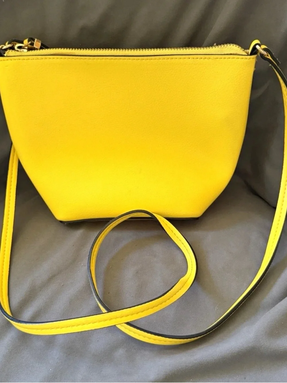 Yellow Crossbody Bag - Sleek Everyday Shoulder Bag
